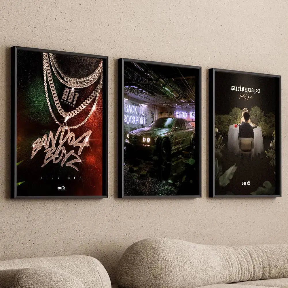 Kidd Keo Album Poster – Self-Adhesive Waterproof Wall Art