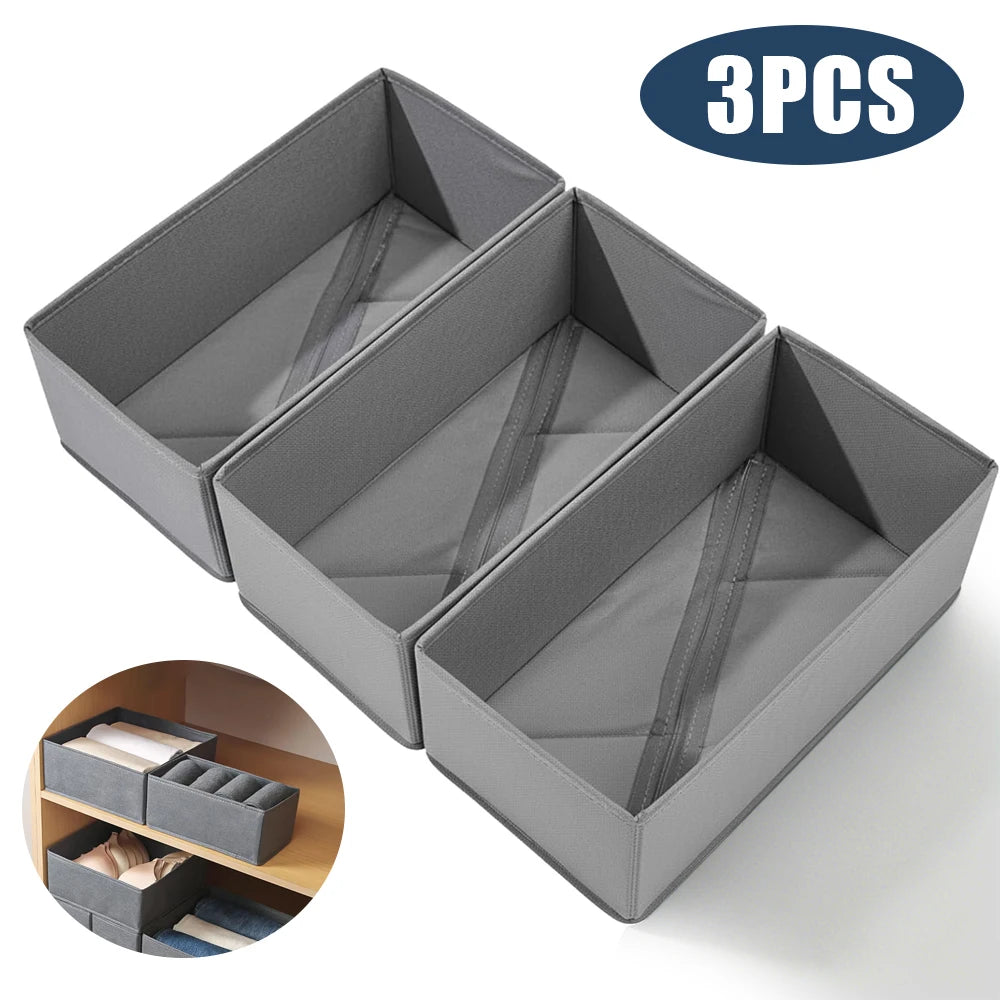 KindFuny Foldable Drawer Organizer – Underwear, Socks & Clothes