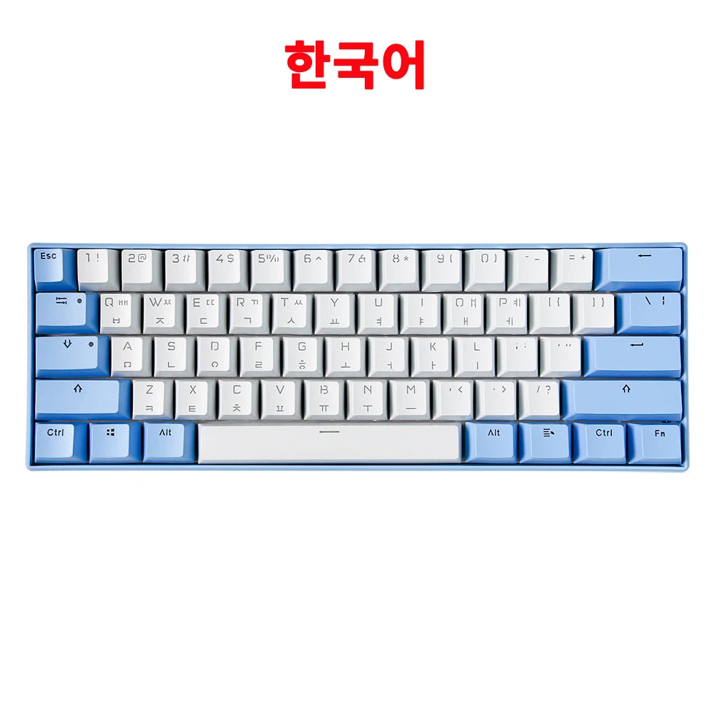 UYIQ YQ62 62-Key 60% Mechanical Keyboard – RGB Backlit USB-C