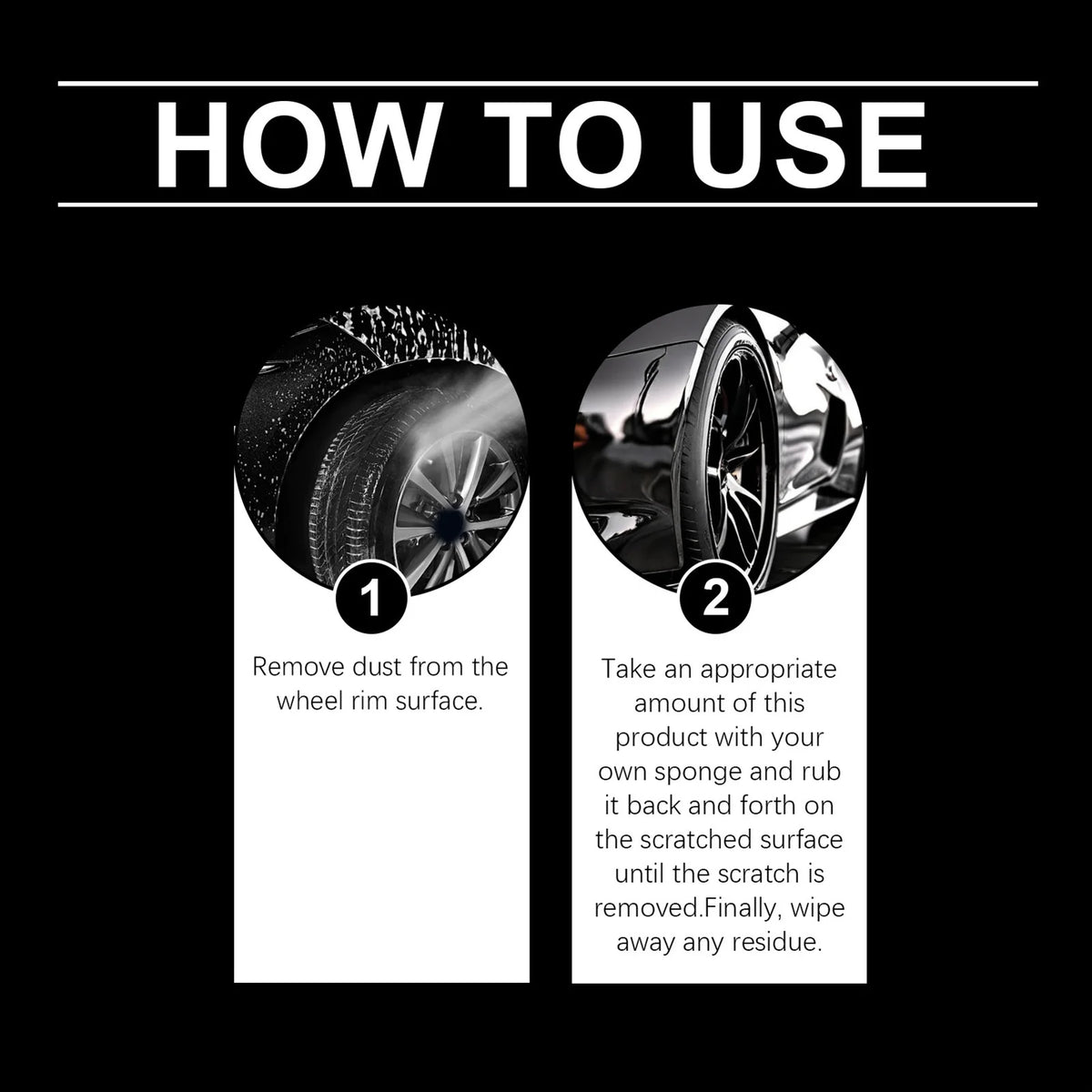 Wheel Scratch Repair Paste – High-Gloss Alloy Rim Polish 50g