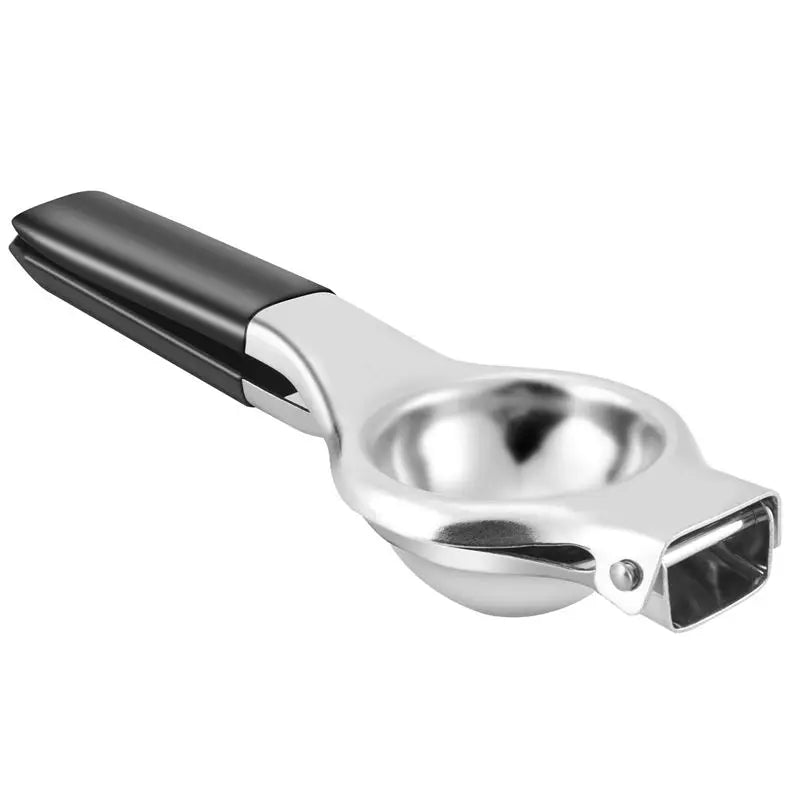 Stainless Steel Manual Lemon Squeezer – Silicone Handle