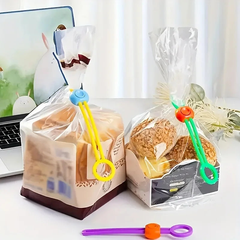 Colored Food Sealing Clips Kitchen Bag Clips 5/10pcs Set