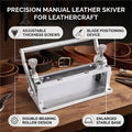Leather Strap Cutter Machine – 80mm Adjustable Blade & Ruler