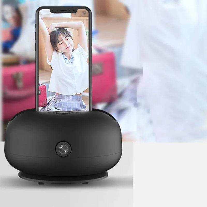360° Smart PTZ Phone Holder – AI Face & Object Tracking
