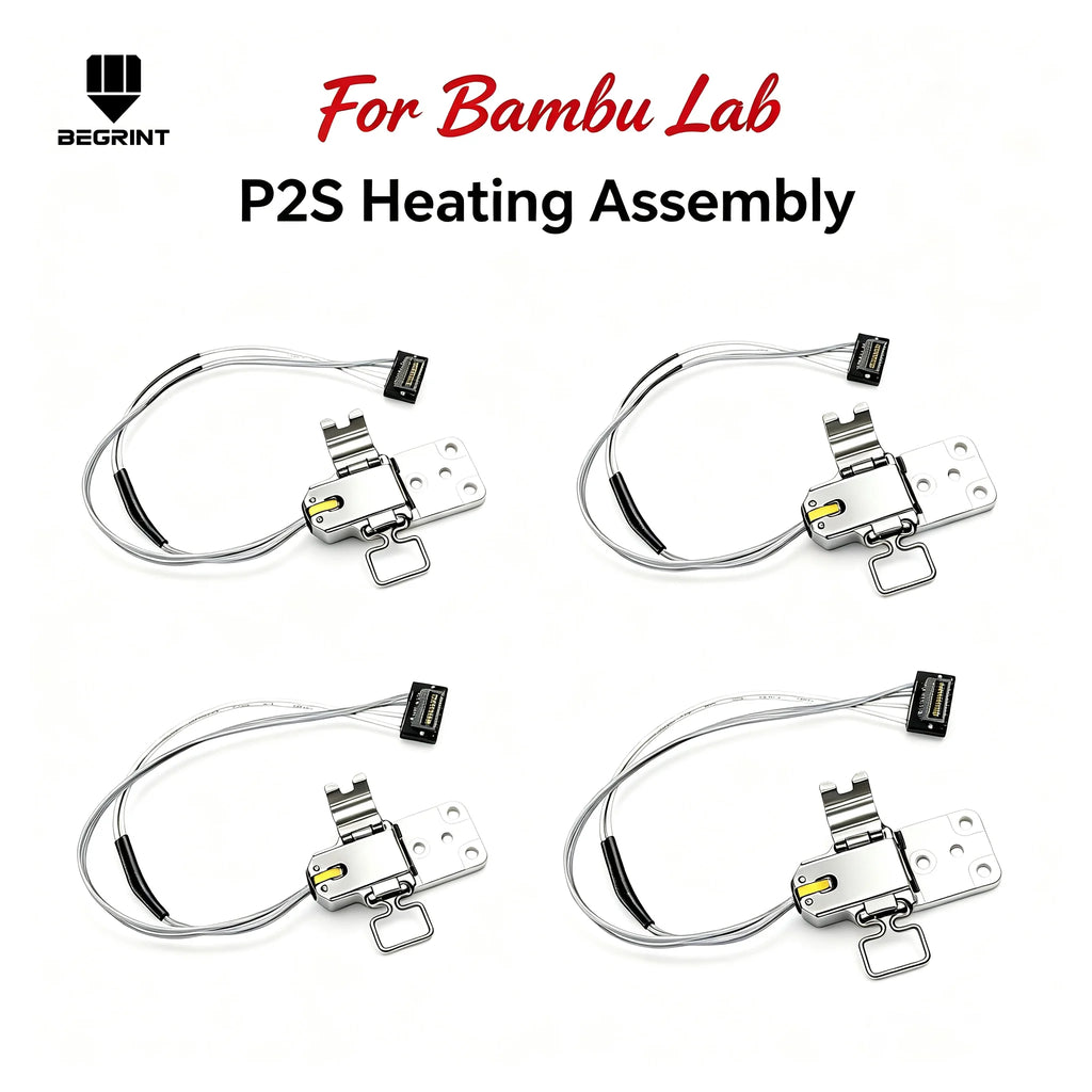 Bambu Lab P2S Hotend Heating Block Assembly – Heater & Thermistor