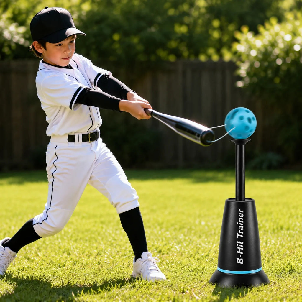 Youth Baseball Batting Tee – Adjustable Portable Trainer for Kids