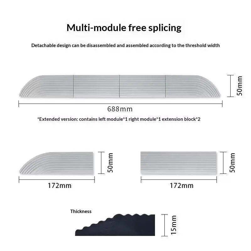 Robot Vacuum Threshold Ramp Mat – Anti-Collision Climbing Pad