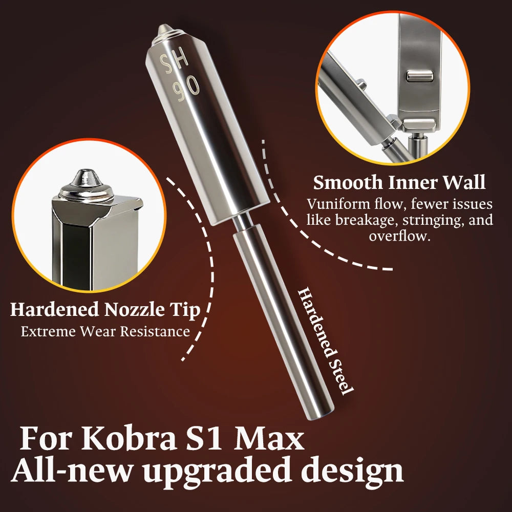 Anycubic Kobra S1 Max Hardened Steel Nozzle & Hotend Kit
