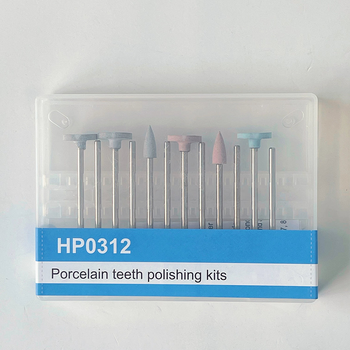 12-Pc Ceramic Silicone Polishing Kit – Disc, Pointed & Wheel