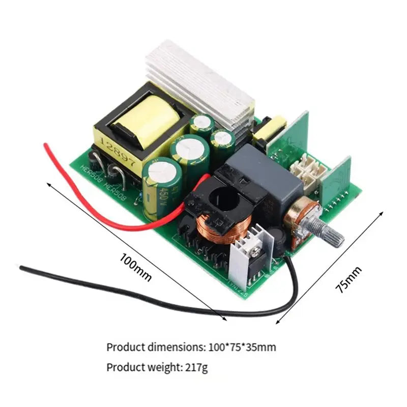 350W DC-DC Boost Converter 12V to 600V Step-Up Power Module