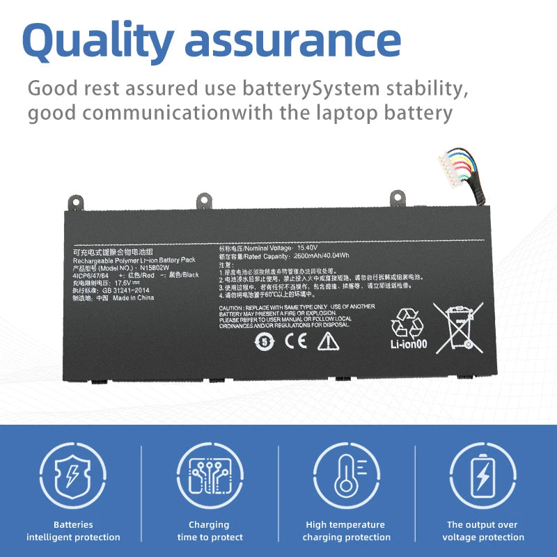 SUOZHAN Battery for Xiaomi XMA2011 XMA2001 N15B02W 15.4V 40Wh