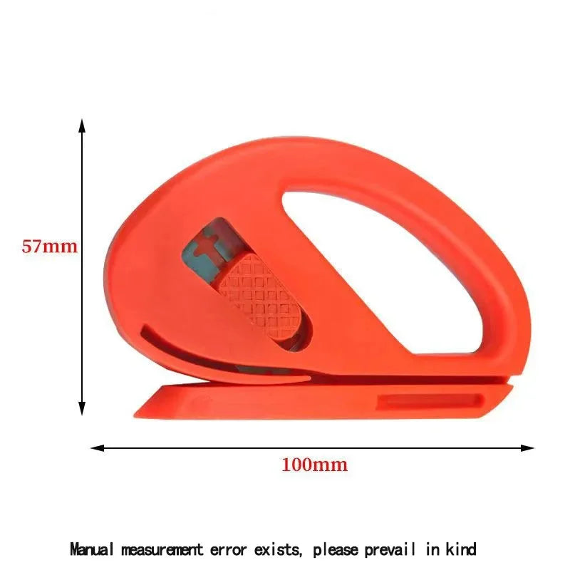 Easy-Glide Wrapping Paper Cutter with Safe Razor Blade