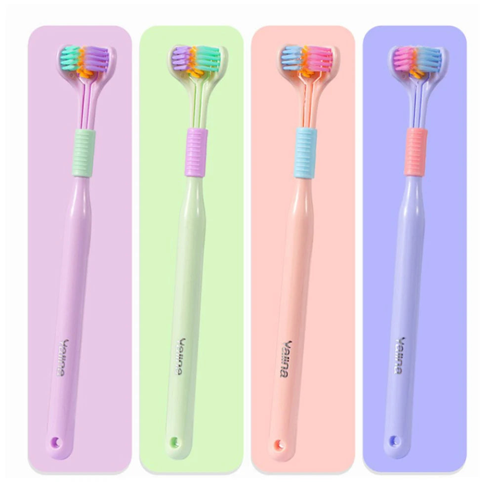 Triple-Angle Toothbrush Soft Bristles 360° Clean | VIBE
