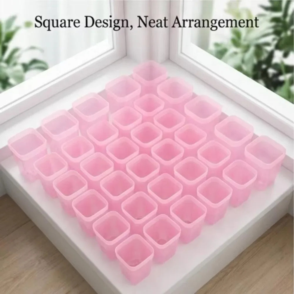 Self-Watering Transparent Nursery Planter – Double-Layer Pot