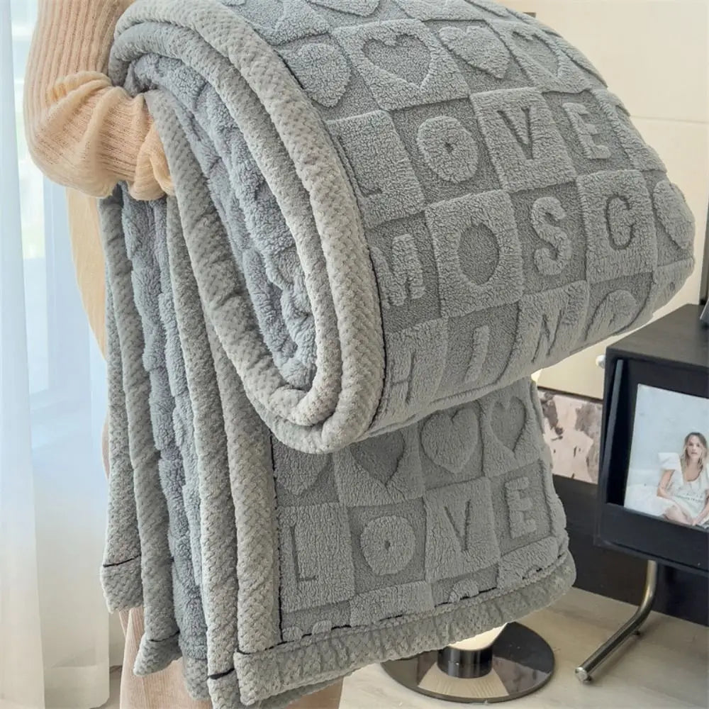 Double-Sided Fleece Lamb Throw Blanket – Ultra Soft & Warm