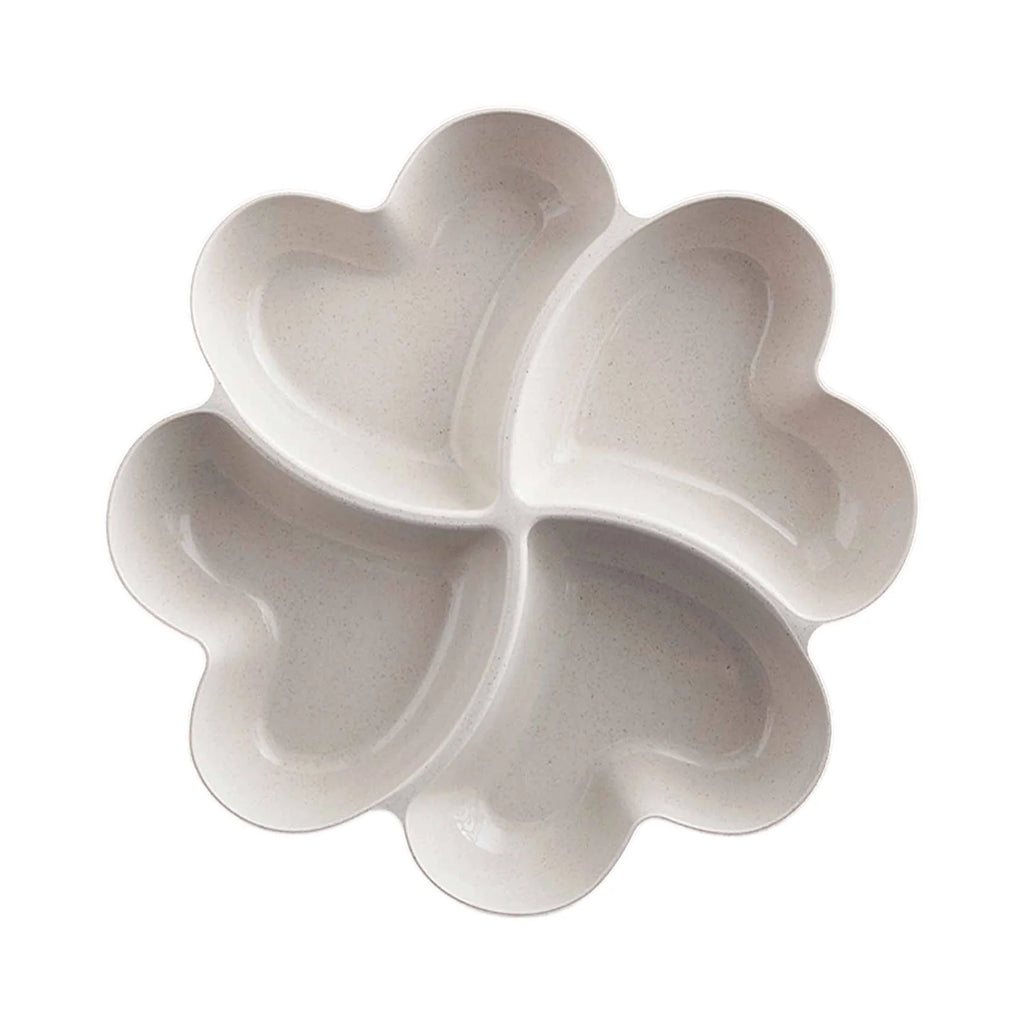 Four-Leaf Clover Snack Plate | Heart Compartment Fruit Tray