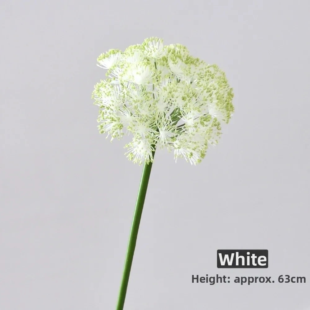 Green Artificial Silk Lace Flowers Faux Dandelion Home Decor
