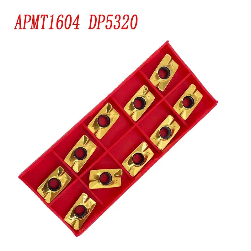 10-Pack APMT1604PDER DP5320 Carbide Inserts for NC Turning