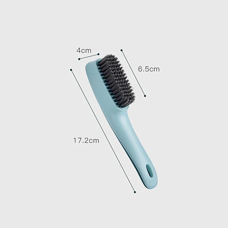 Dual-Head Shoe Cleaning Brush – Soft & Hard Bristles