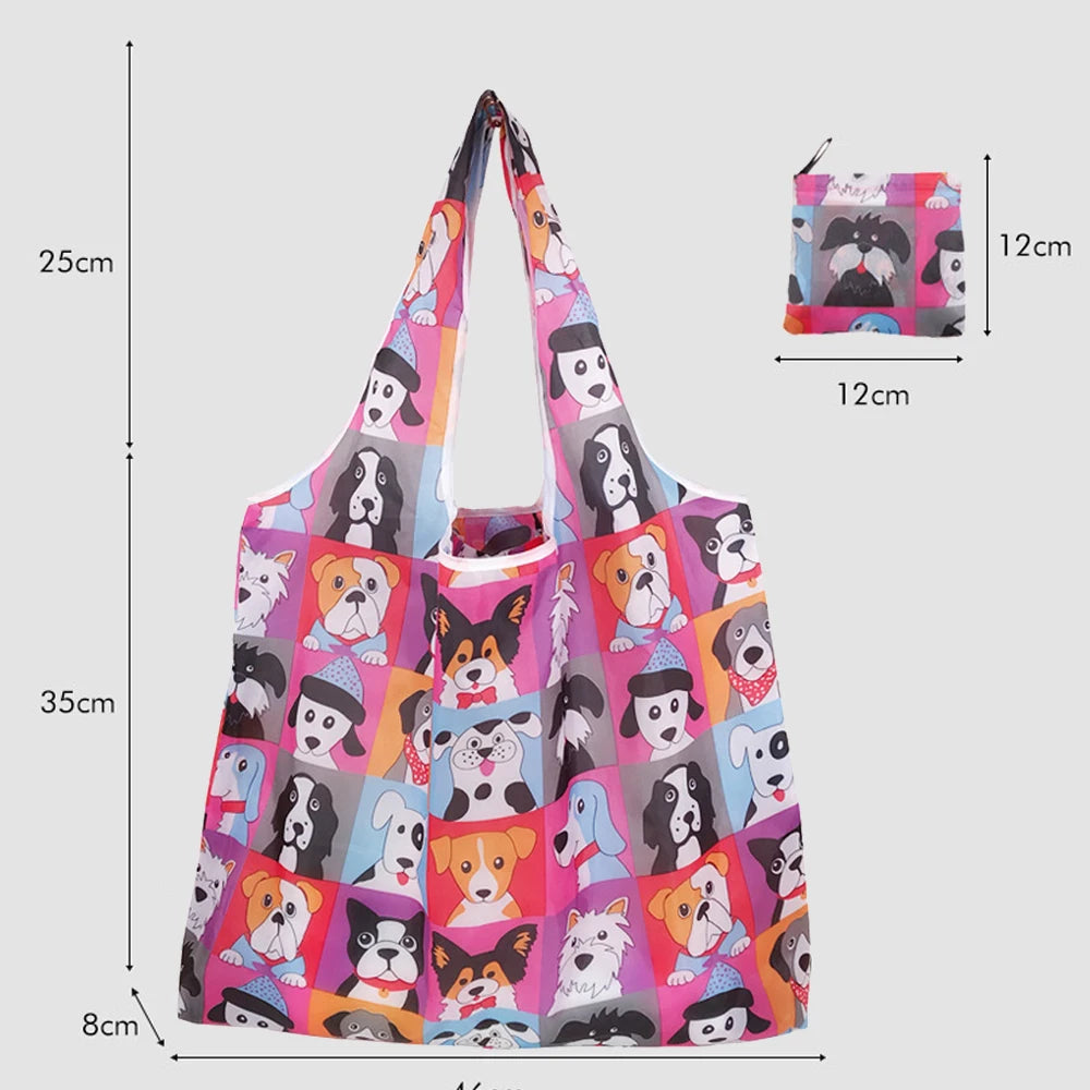 KindFuny Large Foldable Reusable Shopping Tote Bag – Eco
