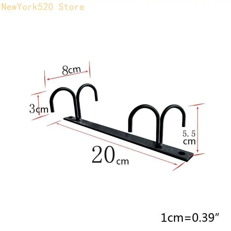Under Cabinet Mug Rack 4 Hooks – Kitchen Cup Holder