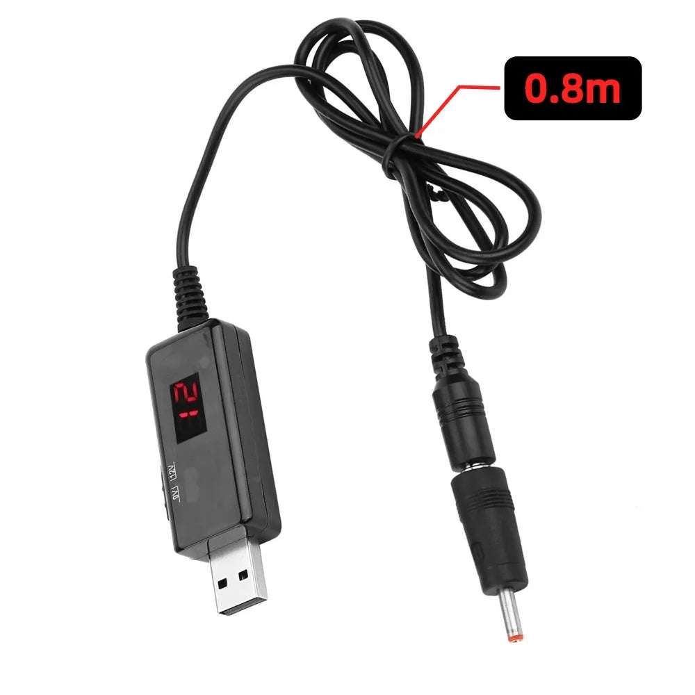 USB to DC Boost Converter 5V to 9V/12V Step-Up Power Adapter