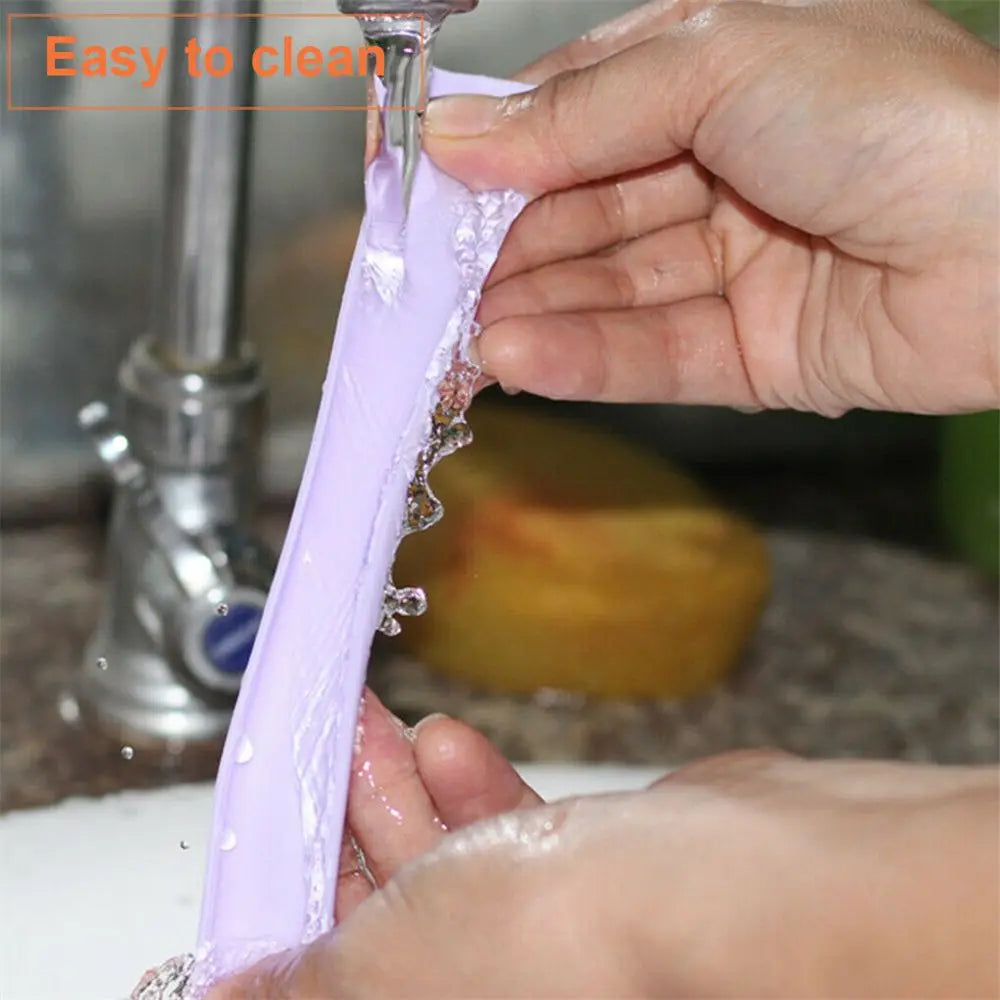 Reusable Silicone Snap Straws – Openable & Easy to Clean