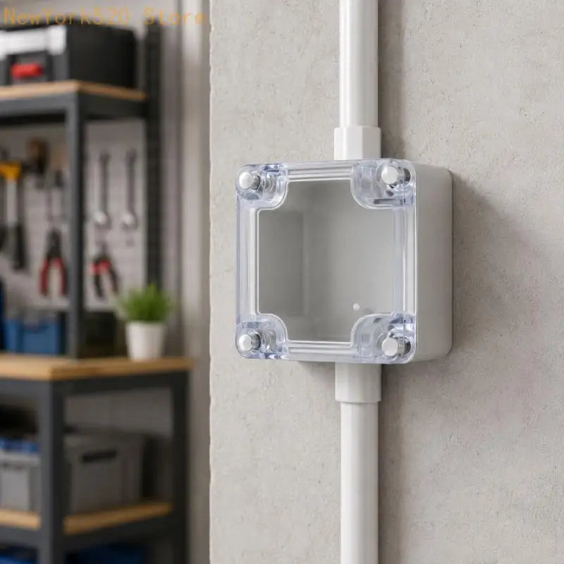 Transparent ABS Junction Box Enclosure – Compact Wiring Housing