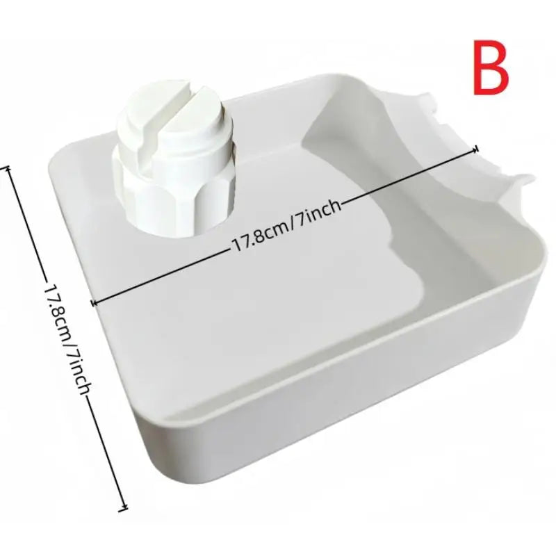 Washing Machine Drain Tray 3D Printed Anti-Slip Funnel Kit
