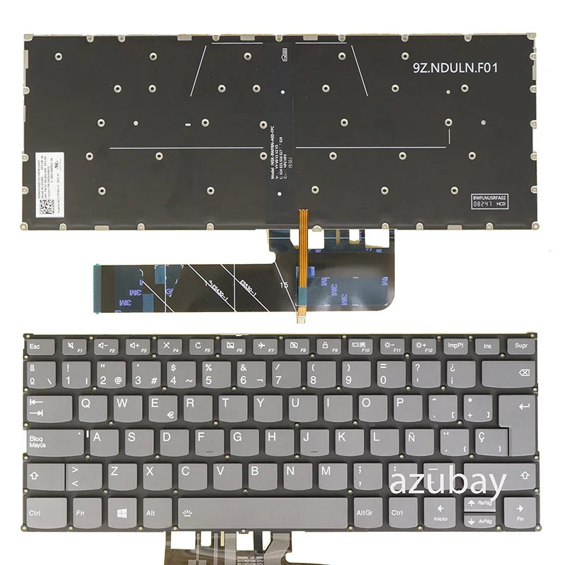 AZUBAY Backlit Keyboard for Lenovo IdeaPad 530S C340 Multi-Layout