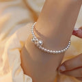 Adjustable Faux Pearl Bracelet – French Minimalist Style