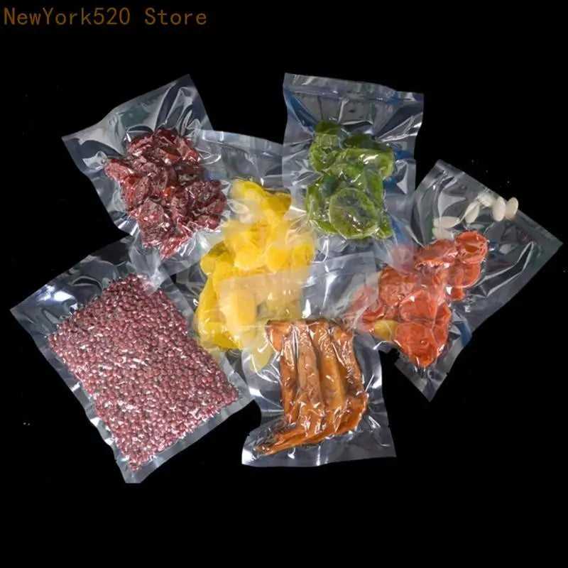 100-Pack Clear Vacuum Sealer Bags – Airtight Food Storage