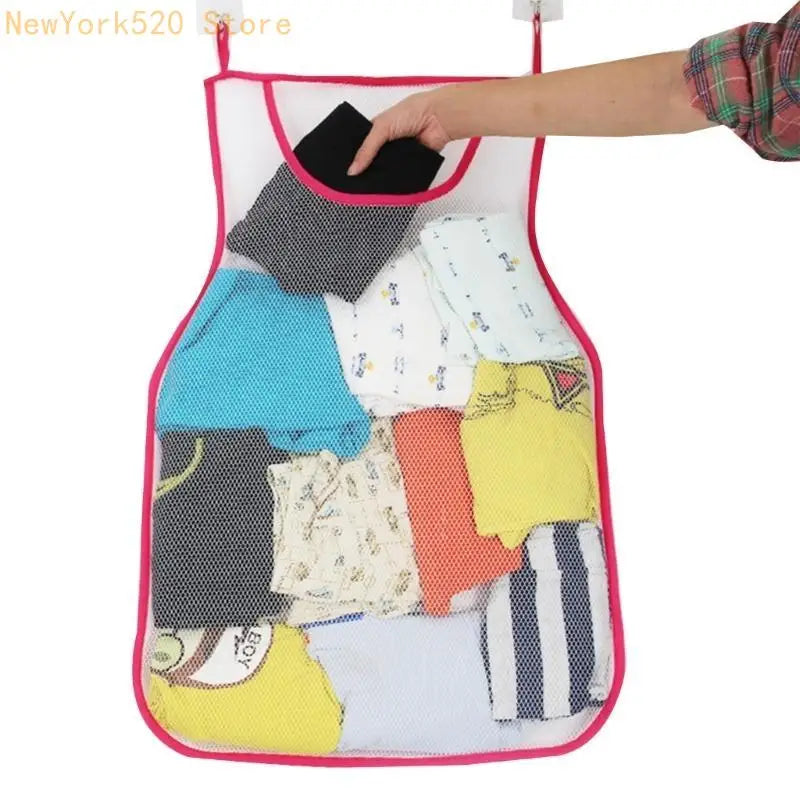 Folding Wall-Hanging Laundry Basket Oxford Cloth Hamper