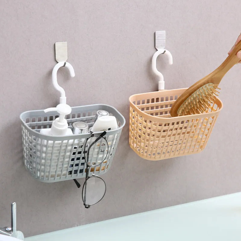 Hanging Storage Basket 360° Rotatable Hook – Kitchen & Bathroom