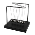 Newton's Pendulum Ball – Stainless Steel & Wood Desktop Decor