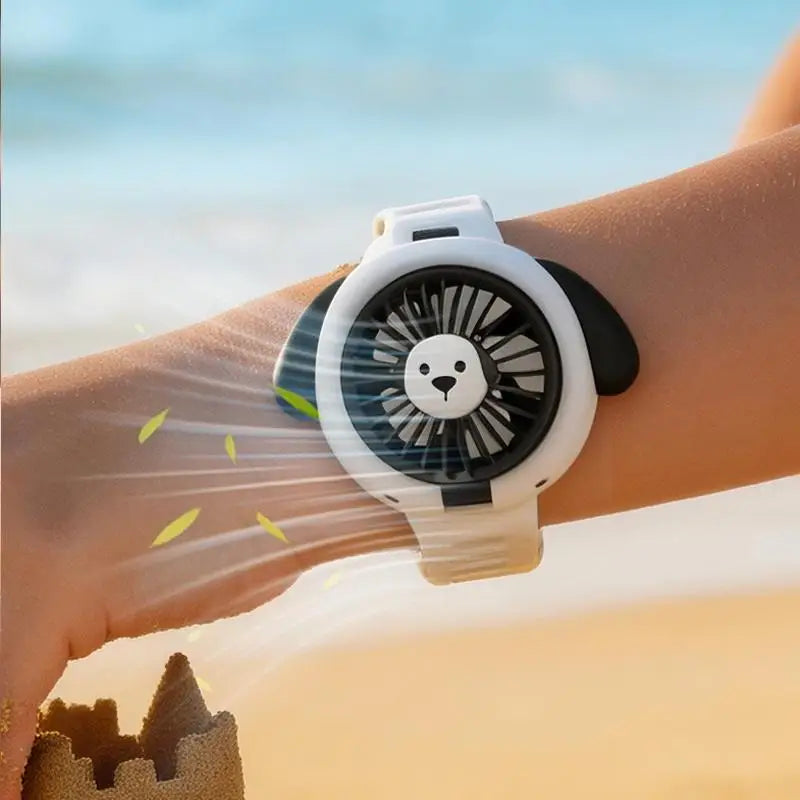 Gmarty Wearable Wrist Fan – 3-Speed Rechargeable Portable Fan
