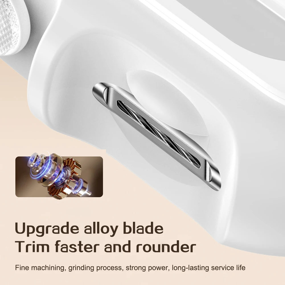 Misscheering 4-in-1 Electric Nail Clipper with LED Light & USB