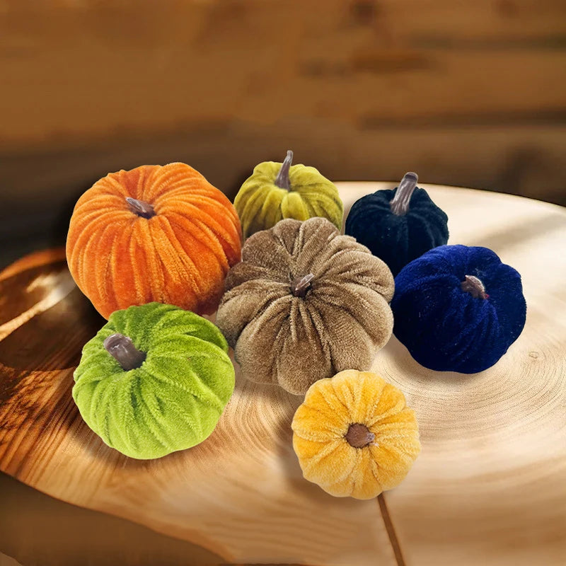5-Pack Halloween Foam Pumpkin Decorations – 5cm Desktop Ornaments