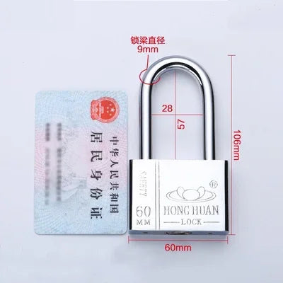Waterproof Rust-Proof Keyed Padlock – Tamper-Proof Beam Lock