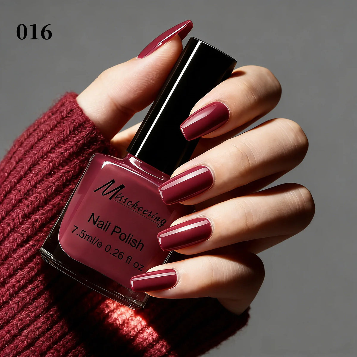Misscheering 20 Colors Peel-Off Nail Polish – Glitter & Nude