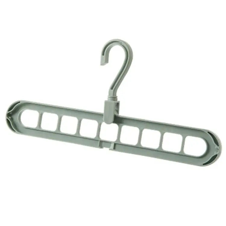 9-Hole Foldable Space-Saving Clothes Hanger Wardrobe Organizer