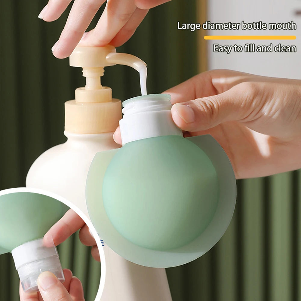 Silicone Travel Bottles 3-Pack – Refillable Leak-Proof Dispensers