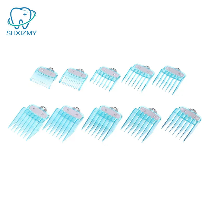 Hair Clipper Guard Combs 10 Sizes 1.5–25mm Barber Attachments
