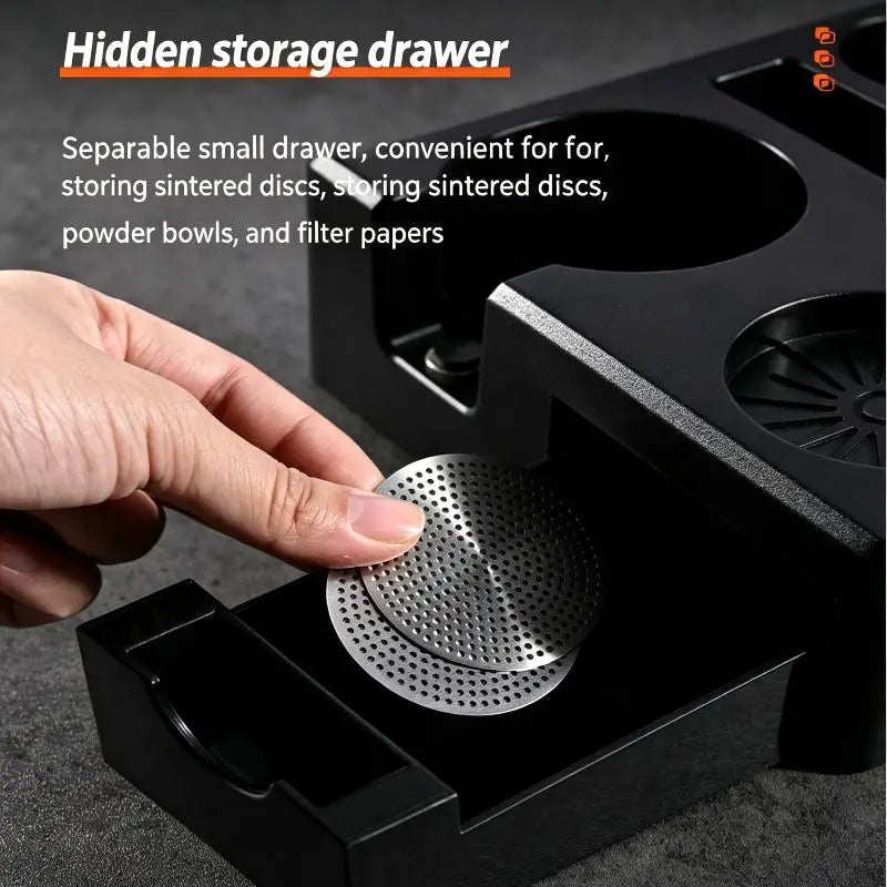 Coffee Tamper Station & Portafilter Holder 51–58mm | Barista