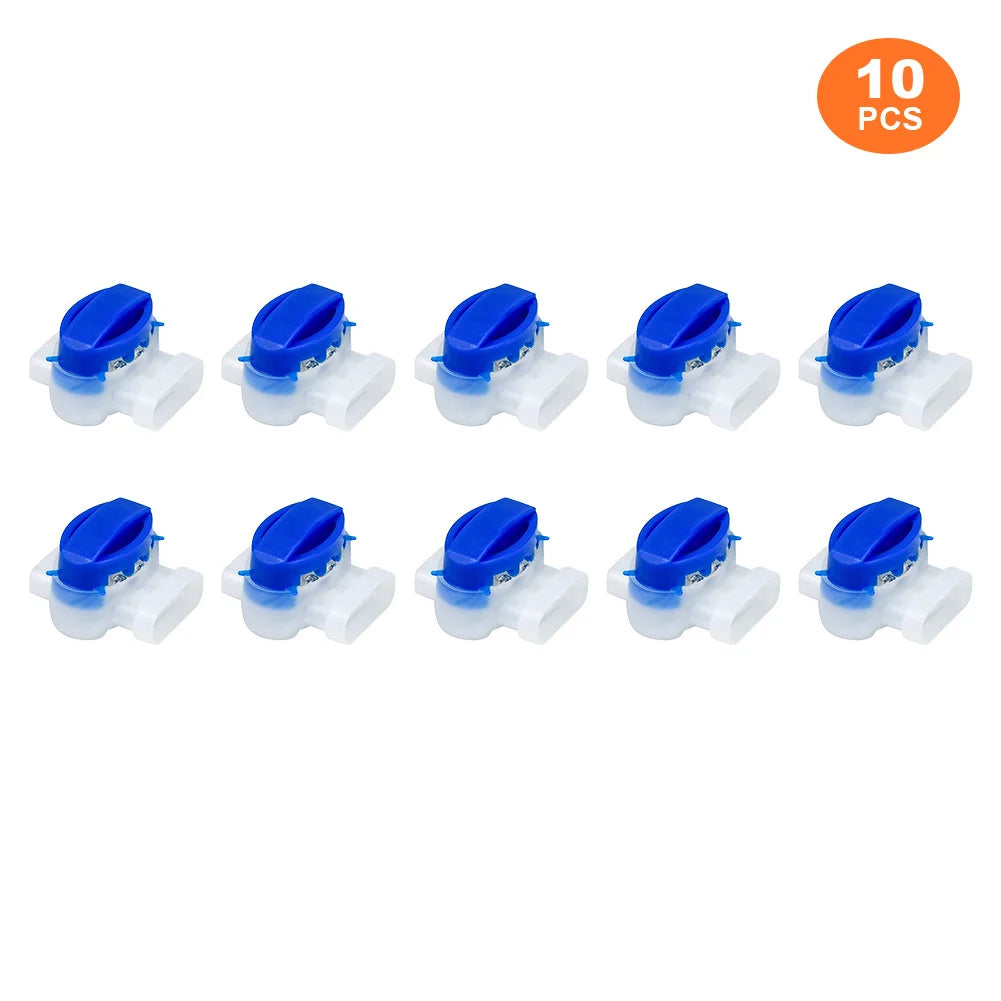 Waterproof No-Strip Cable Connectors for Robot Lawnmowers