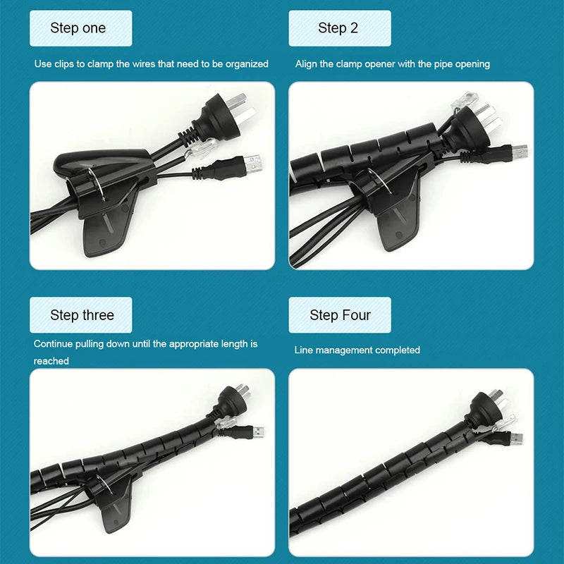 Anti-Pet-Bite Wire Protective Sleeve | Plastic Cable Conduit