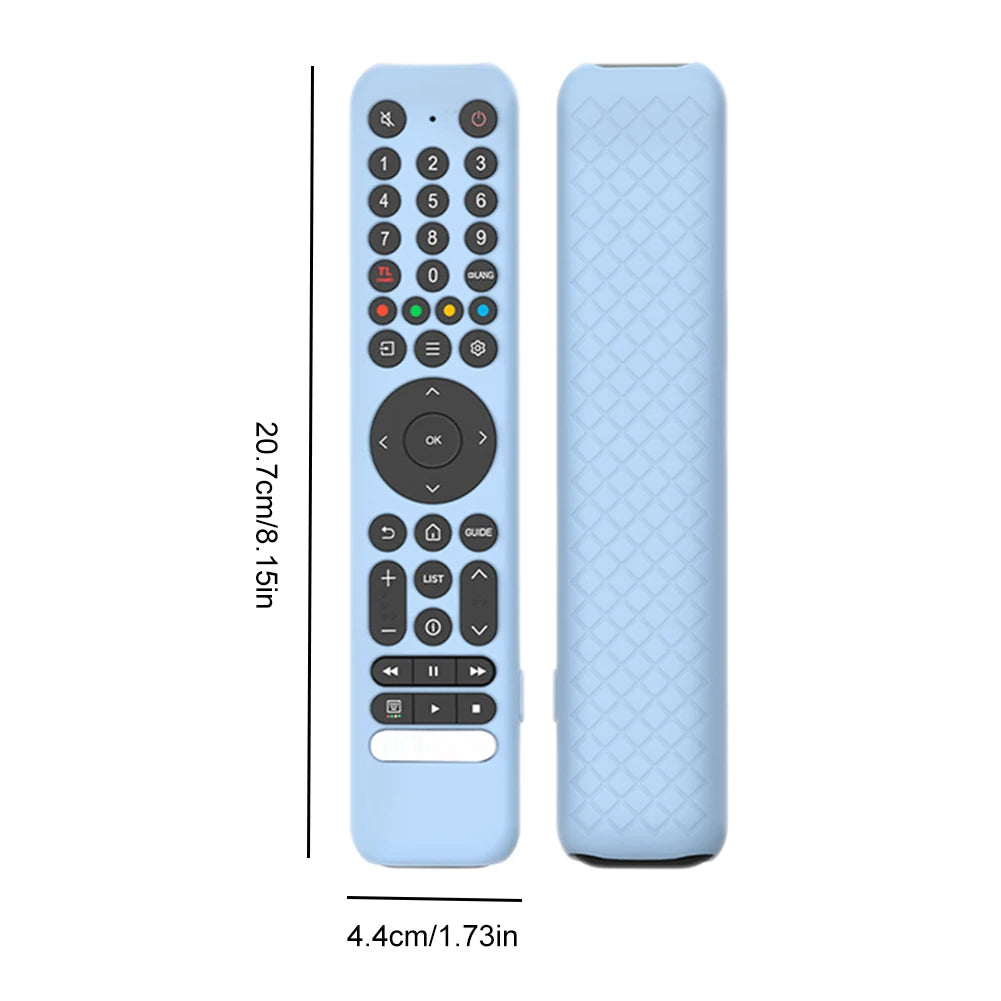 Silicone Remote Cover for TCL RC716 RC833 GUB1 – Glow Anti-Slip