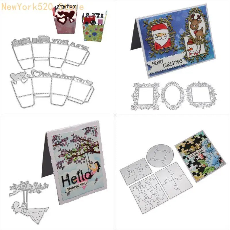 Puzzle Metal Cutting Die Stencil for Scrapbooking & Cards