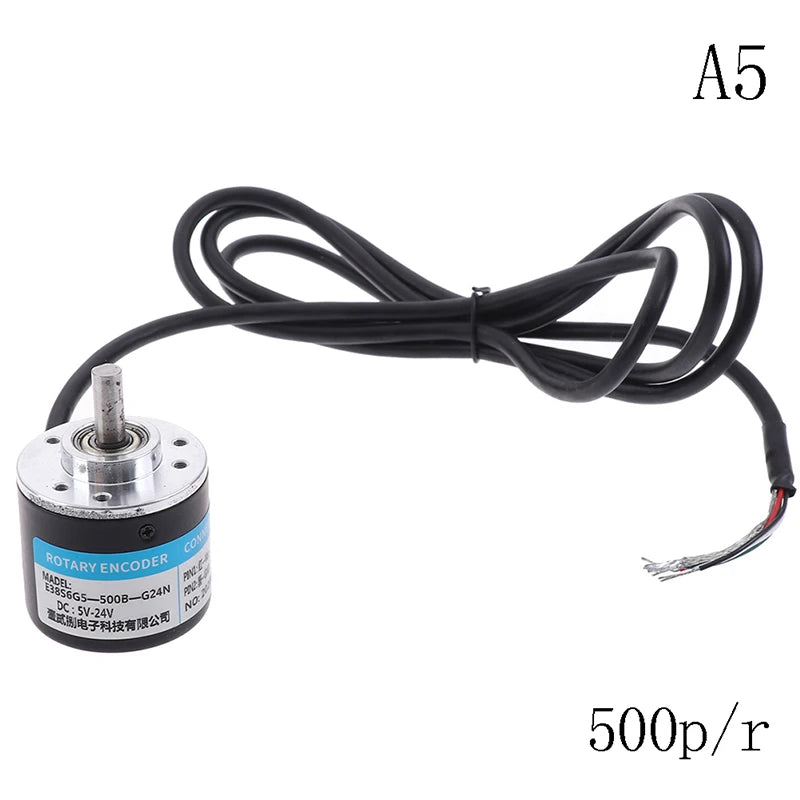 Photoelectric Incremental Rotary Encoder 5V–24V 100–600P/R