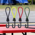5-Pack Elastic Tent Rope Cord Hooks for Camping Tarp & Canopy